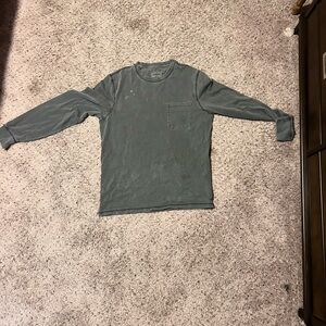 Good fellow and co long sleeve grey shirtl